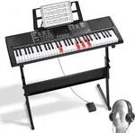 VEVOR 61-Tasten-Digitalklavier, beleuchtete Tasten, tragbares elektrisches Klavier