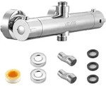 VEVOR Duscharmatur mit Thermostat Brausemischer Duschhahn mit 38 &deg;C