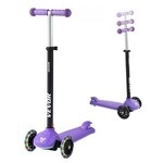 VEVOR Scooter (3 R&auml;der) ab 3 Jahren, Cityroller Kinderroller mit leuchtenden R&auml;dern