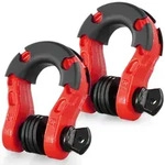 VEVOR 2er-Pack 3/4 Zoll D-Ring-Sch&auml;kel mit 7/8Zoll Schraubstift Bruchfestigkeit