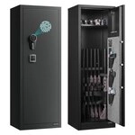 VEVOR Waffenschrank Gewehrschrank mit Schnellzugriff & 3 Pistolenf&auml;chern &