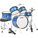 VEVOR Schlagzeug Set, 5-teilig, inkl. 40,6 cm Basstrommel, 25,4 cm Snare, 20,3...