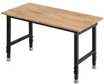 VEVOR Werkbank, 680 kg, Werkstatttisch 122x60 cm gro&szlig;e Arbeitsplatte aus Eichenholz,