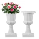 VEVOR Blumenspindel aus Kunststoff, 25x42 cm, 2er-Pack, Pflanzpokal. Pflanzk&uuml;bel,