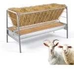 VEVOR Heuraufe, 2-in-1-Getreide- & Heufuttertrog, 352 L Fassungsverm&ouml;gen, 147 cm