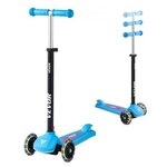VEVOR Scooter (3 R&auml;der) ab 3 Jahren, Cityroller Kinderroller mit leuchtenden R&auml;dern