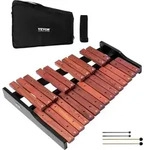 VEVOR Glockenspiel, 25 Noten, professionelles Xylophon-Schlaginstrument aus Holz, mit