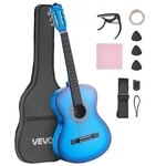VEVOR Konzertgitarre, 960 mm, Holz-Klassikgitarren-Starter-Set f&uuml;r Anf&auml;nger, mit