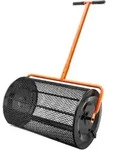 VEVOR Kompoststreuer aus Stahl Torfmoosstreuer 1,27x2cm Mesh-Korb Garten Rasen