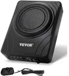 VEVOR Untersitz Auto Subwoofer 300 W schlanker Auto Subwoofer mit Stromversorgung,