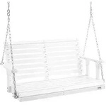 VEVOR Hollywoodschaukel Zedernholz, 1240x710x600mm, Terrassenschaukel f&uuml;r Hof...