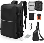 VEVOR Vakuum-Reiserucksack, 80 L, erweiterbarer...