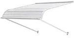 VEVOR Fenstermarkise 101,6x106,6x51 cm, T&uuml;rvordach, Sonnenschutz, leichte &...