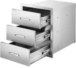 VEVOR Outdoor K&uuml;chenschubladen 46 x 59 x 59 cm (B x T x H), Grillschubladen...