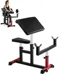VEVOR Preacher Curlbank Bizepsmaschine f&uuml;r Krafttraining, (Max. Belastung 200...