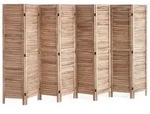 VEVOR Raumteiler Paravent 8-teiliger faltbarer Sichtschutz, 325 cm langer...