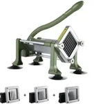 VEVOR Pommes-Frites-Schneider, Kartoffelschneider mit 1/2 Zoll, 3/8 Zoll und 1/4 Zoll