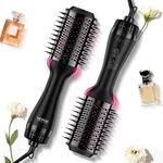 VEVOR Warmluftb&uuml;rste Set, 4-in-1 Airstyler, Hairstyler mit 75 mm ovalem Zylinder mit