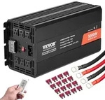 VEVOR Sinus-Wechselrichter 5000 W DC 12 V auf AC 230 V Wechselrichter mit 2