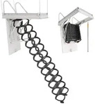 VEVOR Dachbodenleiter, Tragkraft 299,4 kg, passend f&uuml;r Deckenh&ouml;hen von...