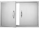 VEVOR Grill-Zugangst&uuml;r, 838 x 558 x 46 mm, Doppelte Au&szlig;enk&uuml;chent&uuml;r,