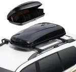 VEVOR Auto Dachbox Dachkoffer Aufbewahrungsbox 220 L, ABS-Hartschalen