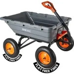 VEVOR Gartenwagen 680 kg, Transportwagen mit Kippfunktion, Handwagen mit