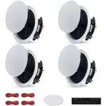 VEVOR 4 Einbaulautsprecher Bluetooth 165,1 mm, 2-Wege Lautsprecher mit...
