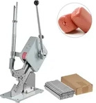 VEVOR Wurstclipper U-f&ouml;rmig Manueller Verschlussklammer 37 x 19 x 57cm, F&uuml;r