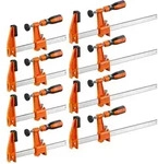 VEVOR Schraubzwingen, 8er-Pack, 15,24 cm & 30,48 cm F-Zwingen, 272 kg...