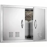 VEVOR Grill-Zugangst&uuml;r, 762 x 533 mm, Doppelte Au&szlig;enk&uuml;chent&uuml;r,...