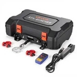 VEVOR Elektrische Seilwinde 12V, Mobile Seilwinde mit 1587kg Tragkraft &