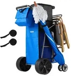 VEVOR Strandwagen mit Vollgummir&auml;dern (10 Zoll), Faltbarer Strandtrolley mit