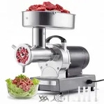 VEVOR Fleischwolf, 9,5 kg/min Kapazit&auml;t, #32 Elektrischer Fleischwolf mit 3