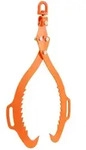 VEVOR Profi Forstzange 710-812 mm, 2 Krallen, drehbare Holzzange aus Stahl,...