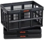 VEVOR Klappbox 45 L 3er-Pack, Faltbare Aufbewahrungsboxen aus Kunststoff,...
