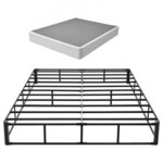 VEVOR Boxspringbettgestell 2010x1515x230mm, Bettgestell mit Waschbarem...