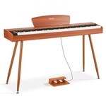 VEVOR Digitalpiano, 88 Tasten vollgewichtet anschlagdynamisch, E-Piano-Tastatur...