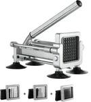VEVOR Pommes-Frites-Schneider, Kartoffelschneider mit 1/2 & 3/8 & 1/4 Zoll