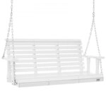 VEVOR Hollywoodschaukel Zedernholz, 1370x710x600mm, Terrassenschaukel f&uuml;r Hof...