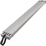 VEVOR Teleskop-Arbeitsplanke aus Aluminium, 1,8&ndash;2,7 m, 227 kg Tragkraft, 31,8...