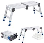 VEVOR Arbeitsplattform 851x305mm, Klappbare Arbeitsb&uuml;hne aus Alu mit 226,8kg