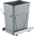 VEVOR ausziehbarer M&uuml;lleimer 35 Qt f&uuml;r K&uuml;chenschr&auml;nke, M&uuml;lleimer