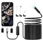 VEVOR Endoskopkamera mit 15 m langem Kabel, 1920P HD-Inspektionskamera f&uuml;r...