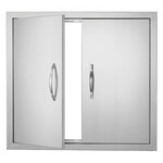 VEVOR Grill-Zugangst&uuml;r, 660 x 609 mm, Doppelte Au&szlig;enk&uuml;chent&uuml;r,...