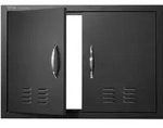 VEVOR Grill-Zugangst&uuml;r, 762 x 533 x 46 mm, Doppelte Au&szlig;enk&uuml;chent&uuml;r,