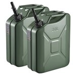 VEVOR Kraftstoffkanister, 20 L, Benzinkanister mit Ausguss & Komfortgriff, max.