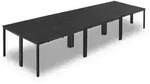 VEVOR Konferenztisch Besprechungstisch f&uuml;r 16 Personen 6-tlg. 140 x 60 cm (pro)