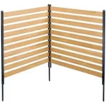 VEVOR Sichtschutzzaun Holz, 1100x982 mm, 2-Paneele-Gartenzaun f&uuml;r Klimaanlagen,