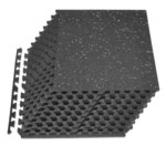 VEVOR 12 x Puzzlematte Bodenschutzmatte 61 x 61 x 2 cm, Hochdichte